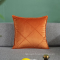 Soft Velvet Sofa Cushion Cover Square Throw Pillow Cover for Bedroom Car Cushion Case Christmas Decoration